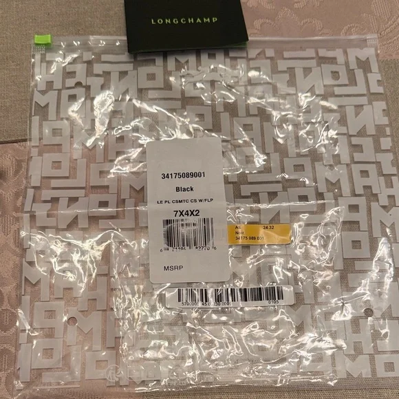 Longchamp Black and Brown Le Pliage Original Mini Bag - Picture 2 of 6